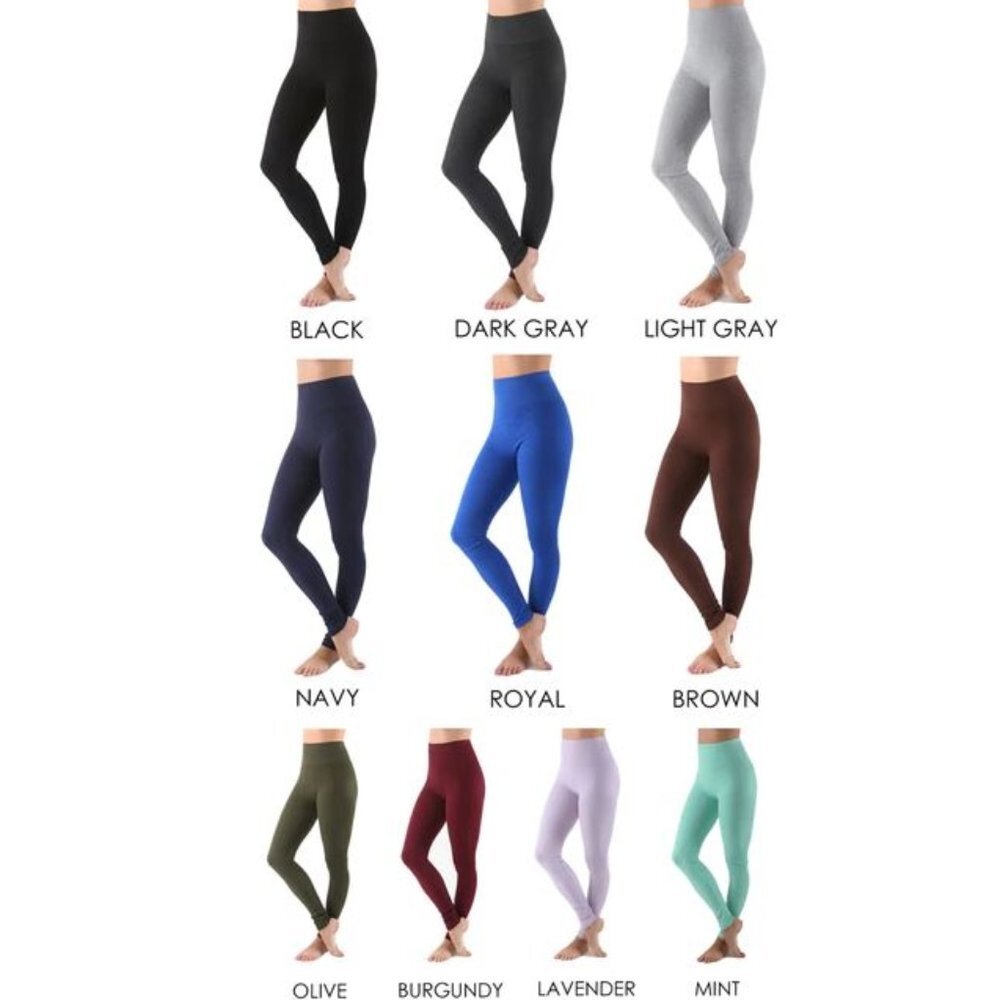 Highwaisted Breathable Cotton Leggings - Picture 5 of 5